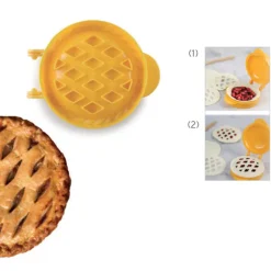 New Cerf Dellier Mini moule à tartes quadrillées 18 cm