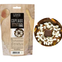 Outlet Cerf Dellier Mini-copeaux de chocolat blanc 100 g