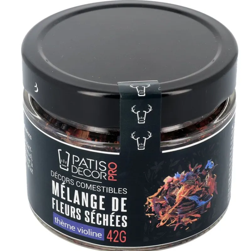 Hot Cerf Dellier Mélange de fleurs séchées violines 42 g