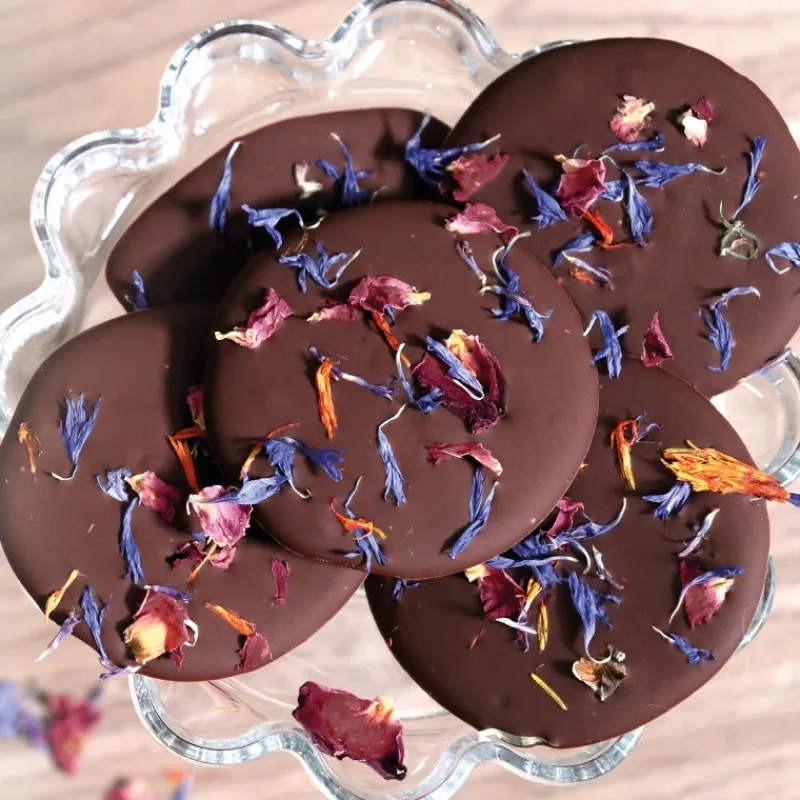 New Cerf Dellier Mélange de fleurs séchées violines 14 g