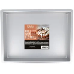 Clearance Cerf Dellier Moule à gâteau rectangulaire 28 x 39 cm H 7,6 cm