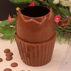 Clearance Cerf Dellier Moule chocolat en 3 parties demi œuf cupcake 3D