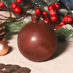 Online Cerf Dellier Moule chocolat en 3 parties Boules de Noël lisses Patisdécor