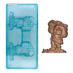 Cerf Dellier Moule chocolat Père noël skieur Patisdécor