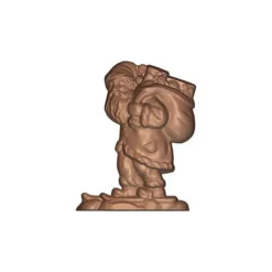 Cerf Dellier Moule chocolat Père noël skieur Patisdécor