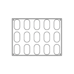 Discount Cerf Dellier Moule en silicone Delish 15 empreintes Pavoni Italia