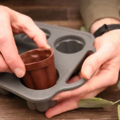 Clearance Cerf Dellier Moule Silicone 8 cannelés 5 cm