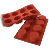 Best Cerf Dellier Moule silicone 8 cylindres Ø 6 cm