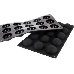 Online Cerf Dellier Moule silicone 15 demi-sphères Ø 4,5 cm