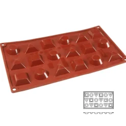 Discount Cerf Dellier Moule silicone 18 mini formes assorties