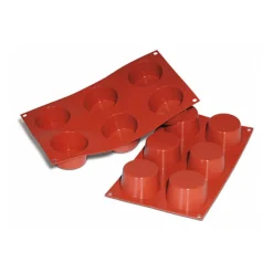 New Cerf Dellier Moule silicone 6 muffins moyens Ø68 mm