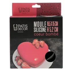 Sale Cerf Dellier Moule Silicone Coeur Bombé