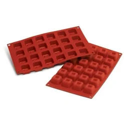 New Cerf Dellier Moule silicone mini savarins carrés