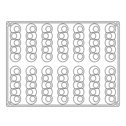 Discount Cerf Dellier Moule silicone Pelota Pavoni