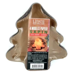 Outlet Cerf Dellier Moules de cuisson sapin (x4)