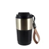 Sale Cerf Dellier Mug isotherme noir et or - 450 ml