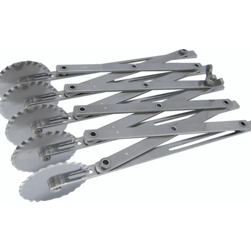 Cerf Dellier Multicoupe rouleau extensible pour bandes de 1 à 12 cm 5 roulettes cannelées