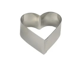 Clearance Cerf Dellier Nonnette coeur inox 65 x 30 mm