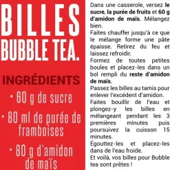 New Cerf Dellier Pailles à bubble tea (x10)
