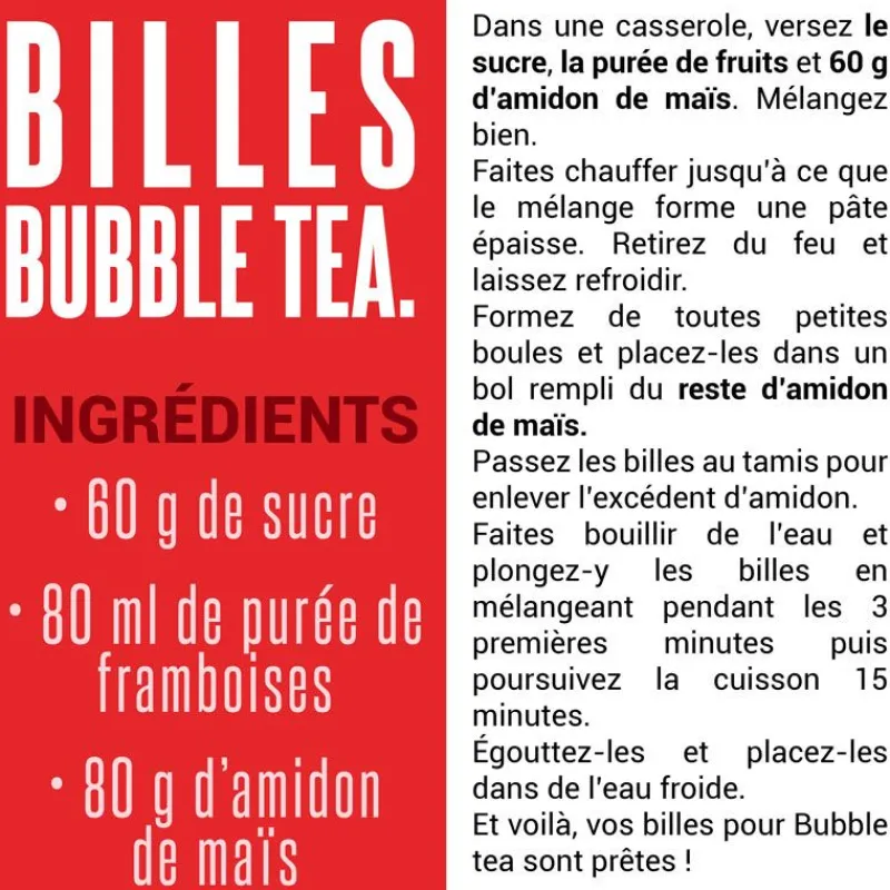 New Cerf Dellier Pailles à bubble tea (x10)