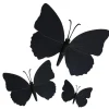 Best Cerf Dellier Papillons noirs aimantés assortis (x3)