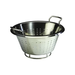 Cerf Dellier Passoire inox conique à anses 32 cm