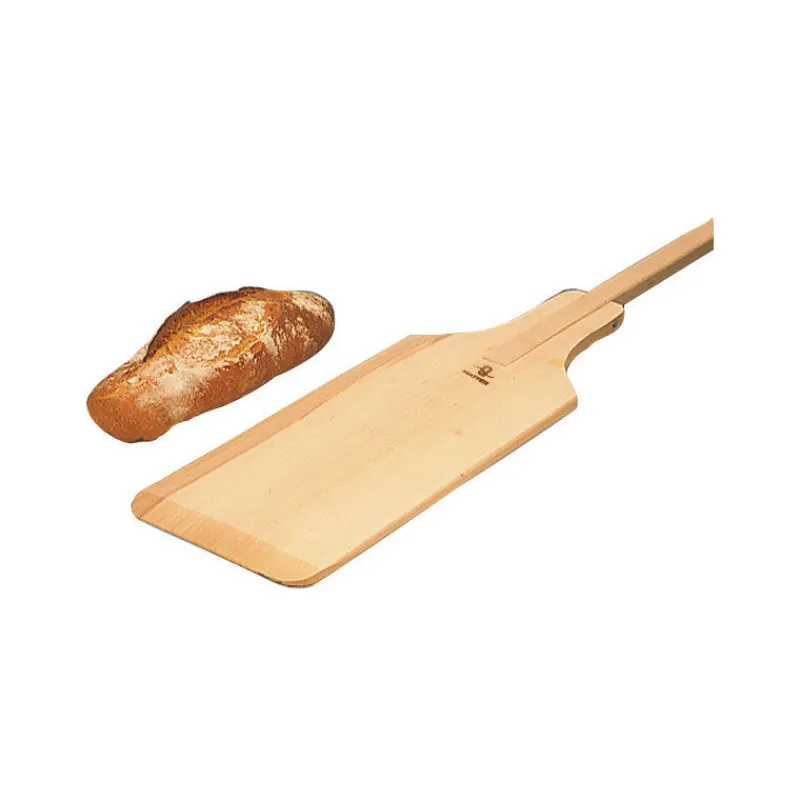 Hot Cerf Dellier Pelle à four hêtre avec manche 60x40 cm longueur totale 3 m