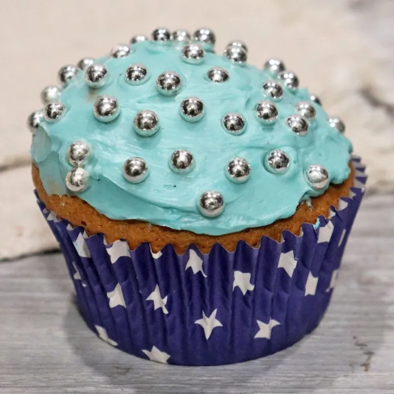 Hot Cerf Dellier Perles argentées comestibles