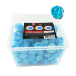 Clearance Cerf Dellier Petites roses bleues en azyme (x100)