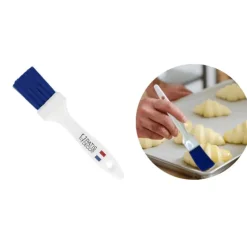 Online Cerf Dellier Pinceau plat bleu fleuré manche plastique 35 mm