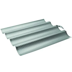 New Cerf Dellier Plaque à baguettes perforée antiadhésive 4 baguettes