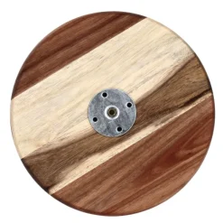 Online Cerf Dellier Plateau en bois H 10,5 cm Ø26 cm