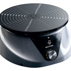 Hot Cerf Dellier Plateau tournant électrique de 1 à 80 tours/minute 24x12 cm