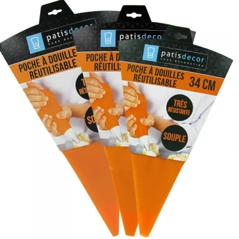 New Cerf Dellier Poche a douilles réutilisable 50 cm