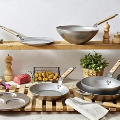 Cerf Dellier Poêle ronde en Minéral B bois - Ø 24 cm