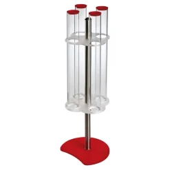 Discount Cerf Dellier Porte-cornets à glace rotatif 4 tubes hauteur 76,5 cm