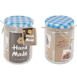 Clearance Cerf Dellier Pot à confiture couvercle vichy