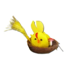 Outlet Cerf Dellier Poussin chenille à crête dans panier (x12)