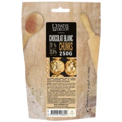 New Cerf Dellier Pépites de chocolat blanc chunks 250 g
