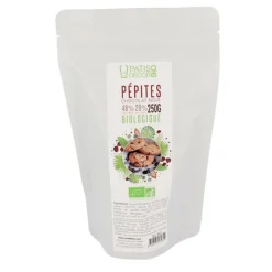 Hot Cerf Dellier Pépites de chocolat noir Bio 60 % - 250 g - DDM 01/25