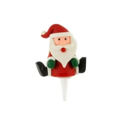 Online Cerf Dellier Père Noël assis sur pique