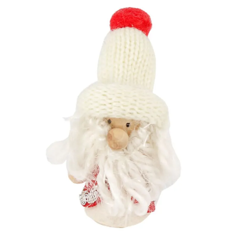 Best Cerf Dellier Père Noël bonnet blanc