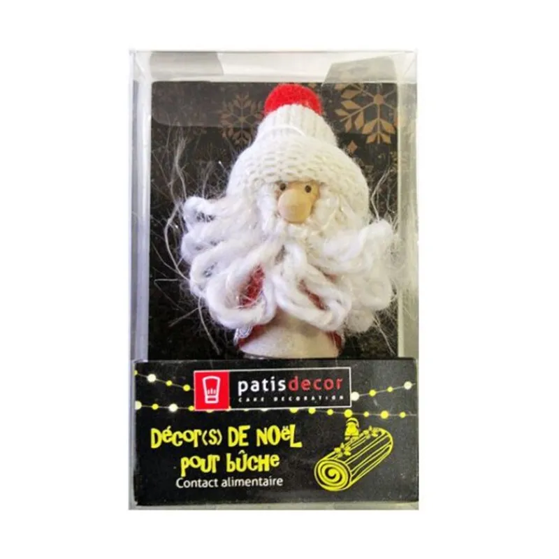 Best Cerf Dellier Père Noël bonnet blanc