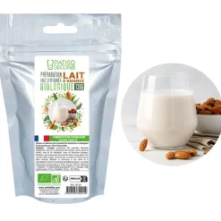 Sale Cerf Dellier Préparation instantanée pour lait d'amande biologique 120 g - DDM 08/24