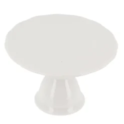 Sale Cerf Dellier Présentoir cupcake individuel blanc en céramique - Ø 10 cm
