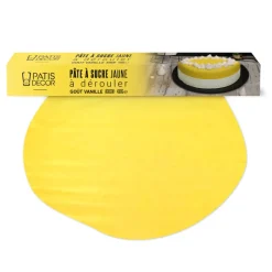 Online Cerf Dellier Pâte à sucre jaune étalée