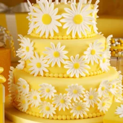 Online Cerf Dellier Pâte à sucre jaune étalée