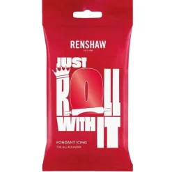 Clearance Cerf Dellier Pâte à sucre Rouge Coquelicot Renshaw 250 g