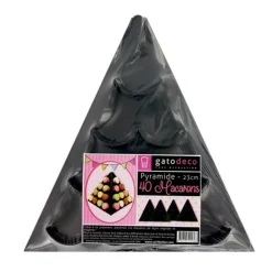 Discount Cerf Dellier Pyramide à macarons noire