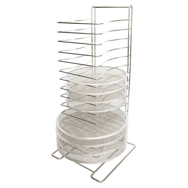 Outlet Cerf Dellier Rack pour grilles à pizza inox 15 niveaux jusqu'à 40 cm